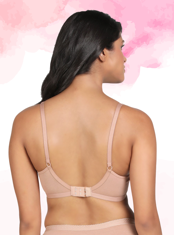 Double Layered Non wired T-Shirt Bra