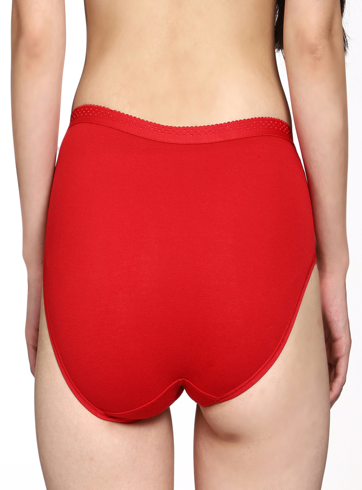 Plain Hipster Panty (OE) - Red